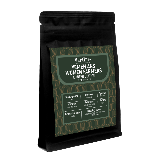 Спешълти кафе Yemen Ans women farmers 100 гр лимитирана серия от Martines Specialty Coffee