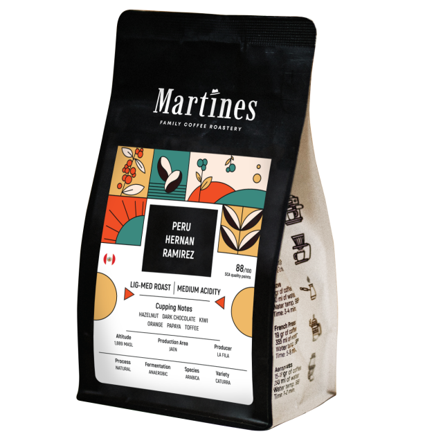 Специално кафе Peru Hernan Ramirez арабика от Martines Specialty Coffee