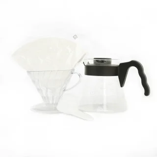 Hario V60 02 комплект за филтрация - уред + кана + филтри